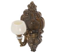 LIGHTAOTAO Applique Murale Miniature pour Maison de Poupée en Style Ancien Vert Accessoire Décoratif Unique Ornement Lumineux Réaliste pour Scène Miniature 1 Pièce pour Décor et
