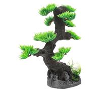 LIGHTAOTAO Arbre Bonsaï Artificiel Pin de Bienvenue 806 pour Aquarium Décoration Réaliste sans Entretien Plante Artificielle Sûre pour Habitat Poissons D’Eau Douce Accessoires Aménagement
