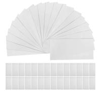 LIGHTAOTAO Autocollantes Blanches en Papier Offset Format Petit 120 pour Rangement D'argenté Organisateur D'épargne pour Lettres Manuscrites et Stockage
