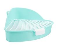 LIGHTAOTAO Bac à Litière d'angle pour Lapins et Cochons d'Inde, Plastique Robuste, Anti-Fuites et Facile à Nettoyer, Adapté pour Apprentissage Propreté en Intérieur