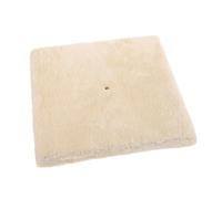 LIGHTAOTAO Base de Remplacement pour Griffoir Chat en Peluche Beige 26X26X2 CM Accessoire de Rechange pour Arbre à Chat Surface Douce et Moelleuse