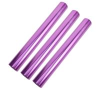 LIGHTAOTAO Bâtons de Relais en Aluminium 3 Pièces 38 CM Légers pour Relais de Sprint et Entraînement Athlétique en Plein Air