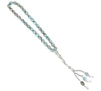 LIGHTAOTAO Bracelet Chapelet à Perles de Verre Coloré, Délicat, pour Prière | Style Décoratif Soigné, Usage pour Prier ou Vénérer, Tenue Sûre, Adapté aux Amis Dévots