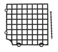 LIGHTAOTAO Cache-Pot Grille Protectrice Anti-rongeurs en Plastique Noir Léger pour Protection des Plantes et Fleurs et Garçon et Filles, pour Jardins et Maisons