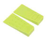 LIGHTAOTAO Coin D'abattage en Plastique Vert 5 Pouces, Outil de Journalisation Léger et Facile à Utiliser, Lot de 2 Pièces pour Coupe et Sculpture Bois
