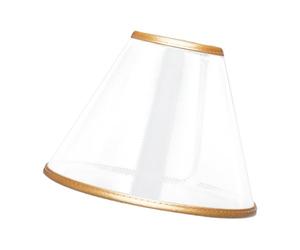 LIGHTAOTAO Collier de Récupération pour Animaux, Collerette Ajustable Transparente Protection Abdominale, Adaptée aux Soins Post-Opératoires pour Chiens et Chats