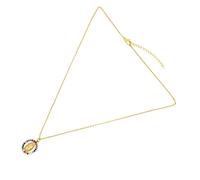 LIGHTAOTAO Collier Pendentif Sainte Vierge en Cuivre Plaqué Or, Bijou Élégant et Distinctif pour Dîner de Fête des Mères ou Souvenir de Voyage
