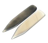 LIGHTAOTAO Couteau à polir bijoux en agate brunissoir 7 cm 2 pièces, outil professionnel pour polissage argenté, entretien or et argent en atelier Plusieurs styles