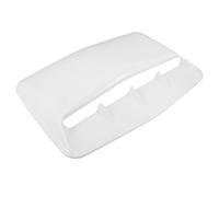 LIGHTAOTAO Couvercle de Ventilation du Capot de Voiture en Abs Blanc, Résistant aux Intempéries, Décoration Élégante pour Flux D'air et Protection Peinture Automobile