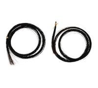 LIGHTAOTAO Crin de Cheval Noir Matériau Naturel Solide pour de Alto, 2 Pièces Ne Déforme Pas et Ne Blesse Pas Doigts, Accessoire Essentiel pour Réparation