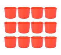LIGHTAOTAO Ensemble 12 Mangeoires à Oiseaux Légères et Lavables Bol Alimentation pour Cage, Gamelle pour Perroquet et Petits Animaux, Accessoires pour Nourrir Oiseaux en Intérieur