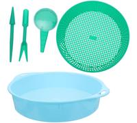 LIGHTAOTAO Ensemble D'outils de Jardinage en Plastique Léger et Portable pour Balcon et Fermes Professionnelles, Comprenant Outil de Plantation et Perforateur pour Semis et Repiquage