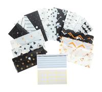 LIGHTAOTAO Enveloppes Budget PVC avec Feuilles de Budget et Autocollants Organisateur Pratique pour Contrôle des Finances Personnelles et Gestion Économies