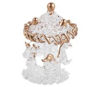 LIGHTAOTAO Figurine Cristal Micro-Paysage Carrousel Élégant Mécanisme Silencieux et Base Antidérapante pour Décoration de Bureau ou Maison