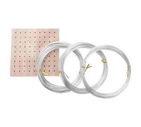 LIGHTAOTAO Fil Métallique Flexible Aluminium 2 MM Socle Bois pour Modelage Pâte à Modeler et Activités Artistiques