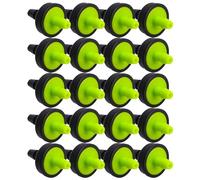 LIGHTAOTAO Goutteurs à Compensation de Pression pour Irrigation de Plantes en Pot et Verger, Distribution Uniforme d'eau, Plastique Noir, Lot de 200 Pièces