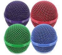 LIGHTAOTAO Grille Métallique de Remplacement pour Microphone 4pcs Nettoyage Facile et Remplacement Aisé, Accessoires pour Usage Professionnel et Personnel