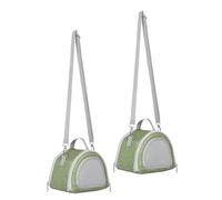 LIGHTAOTAO Harnais de Transport pour Petits Animaux 2 Pièces Design Moderne Sangle D'épaule Polyester pour Cochon d'Inde et Petits Rongeurs en Extérieur