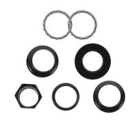 LIGHTAOTAO Jeu de Direction pour Potence de Fourche de Vélo 30 MM Ensemble de Cuvettes de Fourche 254 MM en Métal Noir Remplacement du Casque pour Vélo Vintage Accessoire de Cyclisme