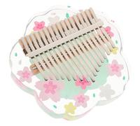 LIGHTAOTAO Kalimba Notes Portable Bois Mini Piano à Doigts Transparent Vert pour Débutants Instrument Musical Polyvalent et Compact Kalimba Pouce Facile à Apprendre