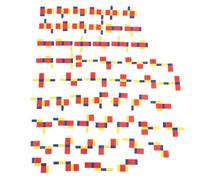 LIGHTAOTAO Kit Pédagogique de 54 Feuilles en Papier pour Démonstration de Prisme Rectangulaire Modèles de Surface et Longueur des Arêtes pour Expérimentations Physiques en Classe