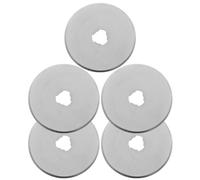 LIGHTAOTAO Lames Affûtées 45 MM pour Cutter Rotatif en Acier Inoxydable, Lot de 5, Accessoires de Coupe pour Tissus, Quilting et Loisirs Créatifs
