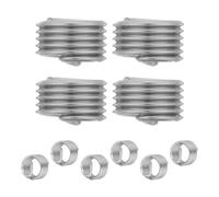 LIGHTAOTAO Lot de 10 Inserts de Réparation de Filetage M18x2,5x2d en Acier Inoxydable pour Protection Permanente et Réparation Facile des Vis Applications Automobiles