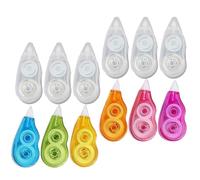LIGHTAOTAO Lot de 12 Rubans Gomme de Correction Instantanée en Plastique pour Étudiants, Fourniture Scolaire Mignonne et Esthétique, pour Documents D'art et Papier
