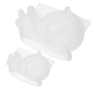 LIGHTAOTAO Lot de 2 Moules en Silicone Flexibles pour Résine Époxy Décoration D’Escargot Grand et Petit Format Moules de Bricolage pour Création Maison et Jardin