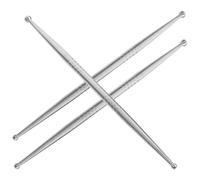 LIGHTAOTAO Lot de 3 Outils de Sculpture pour Argile en Acier Inoxydable Argenté, Outils Précis pour Modelage et Détails, pour Débutants et Artistes en Poterie