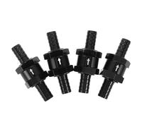 LIGHTAOTAO Lot de 4 Clapets Anti-retour Unidirectionnels en Alliage D'aluminium 10mm pour Conduite de Carburant Essence et Diesel, Protection Moteur, Usage Nautique et Transfert Liquide