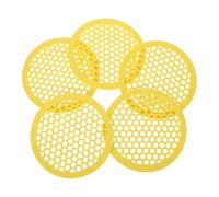 LIGHTAOTAO Lot de 5 Îles Flottantes en Mousse Eva Jaune pour Abeilles, Surface D'atterrissage Solide et Antinoyade, pour Bords D'étang et Pots de Jardin