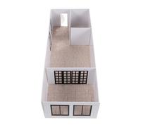 LIGHTAOTAO Maquette Appartement Intérieur avec Plans Détaillés Kit de Construction Miniature pour Modélisme Architectural et Décoration