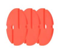 LIGHTAOTAO Marqueur de Ligne Étanche Rond pour Plongée Technique, Lot de 3 Pièces en Abs Orange, Compact et Portable pour Sécurité Optimale en Exploration sous-Marine