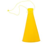 LIGHTAOTAO Mégaphone de Supporter Jaune en Plastique Solide Mini Klaxon Portable pour Encouragements Sportifs et Fêtes Accessoire de Bruit de Fête Léger et Facile à Nettoyer pour