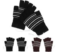 LIGHTAOTAO Mitaines Chauffantes Coupe-Vent et Respirantes USB Thermiques d'hiver en Tissu Tricoté, 2 Paires pour Sports en Plein Air