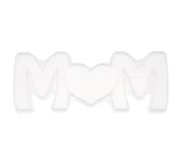 LIGHTAOTAO Moule en Silicone Blanc pour Lettres Alphabet, Facile à Démouler et Antiadhésif, pour Bricolage DIY et Ornements Personnalisés