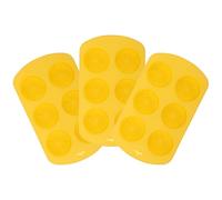 LIGHTAOTAO Moules en Silicone pour Fabrication de Bougies et Savons, 3 Pièces Forme Tranche de Citron, Flexible et Réutilisable, Kit DIY pour Loisirs Créatifs et Créations Artisanales