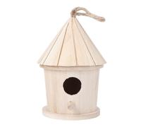 LIGHTAOTAO Nid D'oiseau en Bois de Tour, Non Finition pour Peinture DIY, Confortable et Décoratif, Adapté aux Petits Oiseaux en Extérieur Artisanat Créatif