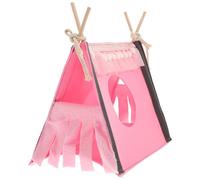 LIGHTAOTAO Nid Douillet pour Petit Rongeur Feutre Cachette Chaude pour Cochon et Hamster Refuge Confortable pour Lapin Intérieur Niche Rose Compacte et Résistante