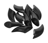 LIGHTAOTAO Ongles de Pattes de Cosplay Animaux, Griffes d'animaux Universelles, Accessoires DIY Noirs, Résine Solide, Fixation Facile, Création Rapide pour Costumes et Fursuits Cosplay Noël