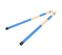LIGHTAOTAO Paire de Baguettes de Batterie en Bois Bleu, Maillet de Percussion Professionnel, Accessoire Solide pour Instrument de Percussion Son Prolongé