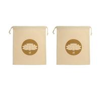 LIGHTAOTAO Paquet de Bol Chantant Bouddhiste 2 Pièces en Coton et Lin Fermeture à Cordon, Pochette Chic Khaki pour Rangement et Contemplation Zen