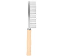 LIGHTAOTAO Peigne en Bois pour Chiens et Chats, Design Ergonomique à Rangée Simple, Confortable à Tenir Toilettage et Élimination Facile des Poils Morts