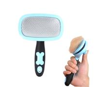 LIGHTAOTAO Peigne pour Animaux Rotatif et Outil de Toilettage et Massage pour Chiens et Bleu avec Points Élimine Poils Morts et Nœuds Prise Ergonomique Confortable