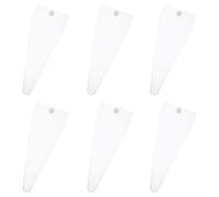 LIGHTAOTAO Pochette à Ciseaux pour Animaux en Pvc Transparent, Fermeture à Bouton-pression, Lot de 6 Pièces Portable, pour Accessoires de Toilettage Chien