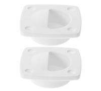 LIGHTAOTAO Poignée de Tirage Marine Nylon Blanche pour Trappe Bateau Lot de 2 Accessoire pour Portes Coulissantes et Meubles d'Intérieur