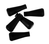 LIGHTAOTAO Pointes de Flèche en Caoutchouc 6mm Noires Lot de 5 | Flèches en Bambou, Tir sur Souche et Petit Gibier, Sécurité Accrue, Maintien Plus Stable
