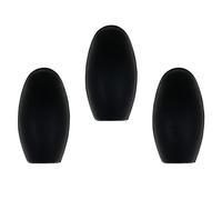 LIGHTAOTAO Protection Latérale pour Saxophone 3pcs Coussinets en Silicone Noir Couverture de Clé Professionnelle Solide Accessoire pour Instrument à Vent