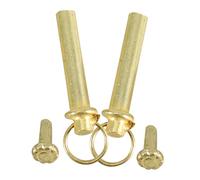LIGHTAOTAO Rivets de Fixation Métalliques 15 Mm pour Éventail Pliant, 2 Jeux, Acier Inoxydable Doré, Remplacement Ventilateur à Main, Accessoires Réparation Artisanat Couture